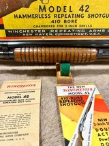 Winchester 42 Pre War Solid Rib 1938 NIB - 17 of 20