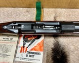Winchester Pre 64 Pre War 22 Hornet New In Box With Original Shipping Box Shipped Railway Express With Killer Wood - 11 of 20