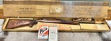 Winchester Pre 64 Pre War 22 Hornet New In Box With Original Shipping Box Shipped Railway Express With Killer Wood