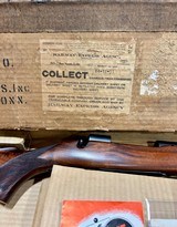 Winchester Pre 64 Pre War 22 Hornet New In Box With Original Shipping Box Shipped Railway Express With Killer Wood - 4 of 20