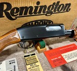 Remington 870 Wingmaster NIB DuPont Box Silver Spoon 1963 12 ga - 6 of 18
