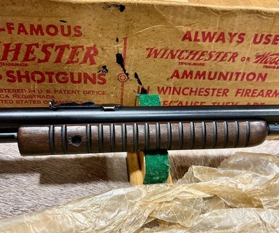 Winchester 62 True Gallery Rifle NIB With Original Tie Down Fastner And Chain 1956 - Image 17 of 20