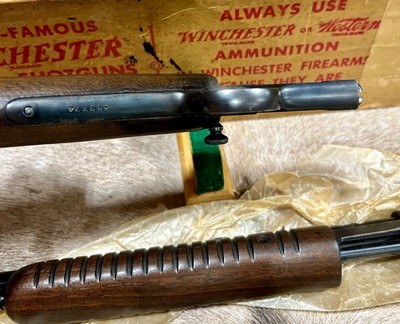 Winchester 62 True Gallery Rifle NIB With Original Tie Down Fastner And Chain 1956 - Image 6 of 20