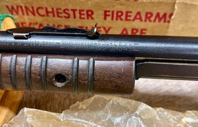 Winchester 62 True Gallery Rifle NIB With Original Tie Down Fastner And Chain 1956 - Image 11 of 20