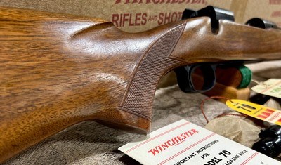Winchester Pre 64 Model 70 Featherweight 243 NIB 1955 - Image 4 of 16