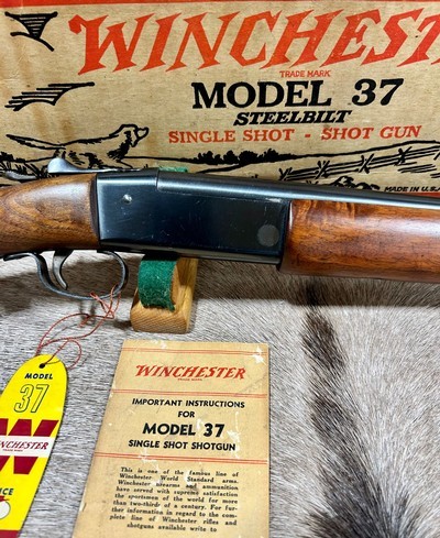 Winchester 37 Red Letter 410 ga NIB Absolute Killer Wood With Original Hang Tag - Image 6 of 19