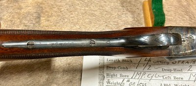 Fox A Grade 16 ga Straight Stock Like New W/Letter - Image 8 of 16