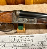 Fox A Grade 16 ga Straight Stock Like New W/Letter - Image 4 of 16