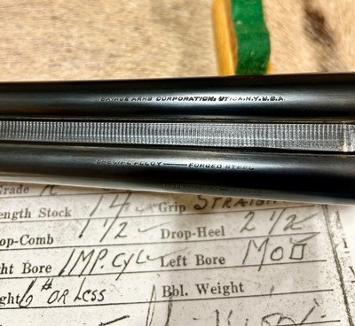 Fox A Grade 16 ga Straight Stock Like New W/Letter - Image 13 of 16
