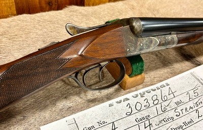Fox A Grade 16 ga Straight Stock Like New W/Letter - Image 3 of 16