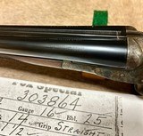 Fox A Grade 16 ga Straight Stock Like New W/Letter - Image 12 of 16