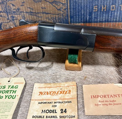 Winchester Model 24 NIB 20 Ga 1952 W/ All Factory Paperwork - Image 4 of 16