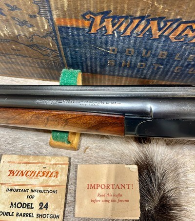 Winchester Model 24 NIB 20 Ga 1952 W/ All Factory Paperwork - Image 13 of 16