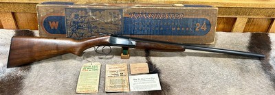 Winchester Model 24 NIB 20 Ga 1952 W/ All Factory Paperwork - Image 1 of 16