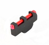 LPA TXT03F1- Rear sight with green fiber optic rear sight in silver finish with red fiber optic front sight (fitted using a 