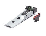 LPA Sights - TXT03F2 Rear sight with green fiber optic rear sight in silver finish with red fiber optic front sight locked by means of a spring - Image 3 of 5