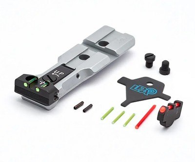 LPA Sight WXT03F1Smith & Wesson "Red Dot Ready" Adjustable Rear Fiber Optic Front & Rear Sight Set
