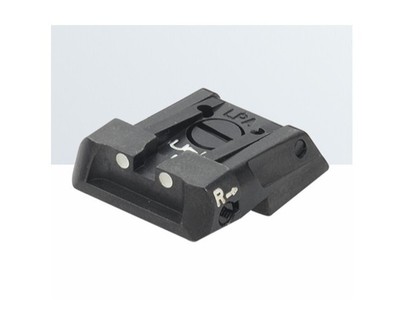 LPA SIGHTS - Rear sight for Tanfoglio Force, Compact . EAA witness, Jericho new model, dovetail .472” (12mm) - Image 1 of 1