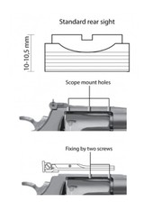 LPA SIGHTS - Rear and front sight for S&W Revolver 629, 686, 586, 627, 66, 67, 696, 17, 19, 657, 610, 625, 29, 27 and new caliber .50 - Image 2 of 2