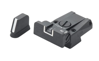 LPA SIGHTS - Rear and front sight for CZ 75/75B/85 (For models with dovetail front sights). Roll pin front sight (NOT 75-SP01) - Image 1 of 1
