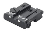 LPA SIGHTS - Rear sight for Tanfoglio EAA, P9 (Springfield), Jericho old model, dovetail .374” (9,5 mm)