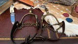 August Buermann North & Judd Boot Spurs Western Riding HORSES Hercules Bronze - 12 of 15