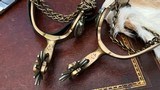 August Buermann North & Judd Boot Spurs Western Riding HORSES Hercules Bronze - 7 of 15