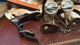 August Buermann North & Judd Boot Spurs Western Riding HORSES Hercules Bronze - 10 of 15
