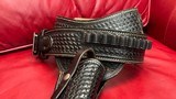 George Lawrence Basketweave Holster Rig - Ruger .44 Mag/.30 Carbine 7 1/2” - 15 of 15