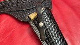 George Lawrence Basketweave Holster Rig - Ruger .44 Mag/.30 Carbine 7 1/2” - 11 of 15