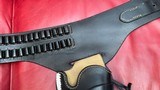 George Lawrence Plain Black Double Buscadero Rig - S&W 29 or S&W 57 4” - 5 of 15