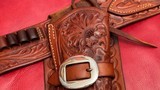 George Lawrence Floral Holster Rig - Colt New Frontier 45 Colt 5 1/2” - 8 of 15