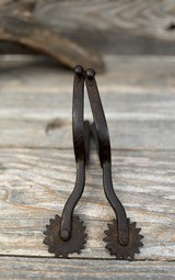 ANTIQUE Texas Long Shank North & Judd Spurs - 2 of 10