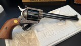 1980 Colt New Frontier SAA, .44 Special, Case Hardened Blued, 7.5" Barrel, NIB - 5 of 6