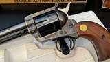 1980 Colt New Frontier SAA, .44 Special, Case Hardened Blued, 7.5" Barrel, NIB - 3 of 6