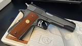 Colt MKIV Series 70 NAtional Match Gold Cup .45ACP 1911, 5" Barrel, Blued, NIB - 4 of 9