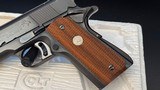 Colt MKIV Series 70 NAtional Match Gold Cup .45ACP 1911, 5" Barrel, Blued, NIB - 3 of 9