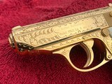 Walther PPK/S Gold Plated & Engraved 9mm Kurtz (.380 Auto) Pistol - RARE - 4 of 15