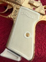 Walther PPK/S Gold Plated & Engraved 9mm Kurtz (.380 Auto) Pistol - RARE - 6 of 15