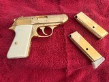 Walther PPK/S Gold Plated & Engraved 9mm Kurtz (.380 Auto) Pistol - RARE - 15 of 15