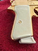 Walther PPK/S Gold Plated & Engraved 9mm Kurtz (.380 Auto) Pistol - RARE - 14 of 15