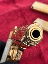Walther PPK/S Gold Plated & Engraved 9mm Kurtz (.380 Auto) Pistol - RARE - 9 of 15