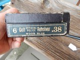 Colt Official Police 38 Special 6 inch 1937 with box(ON HOLD PF) - 10 of 11