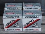 Federal 16 gauge steel #4 shot shells 4 boxes of 25 each - 1 of 1