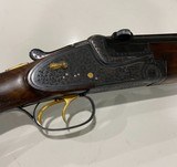 Merkel -- Luxury Grade 203E Real Gold Inlay Hand-Detachable Sidelock Ejector --- 12 Gauge With Zeiss Optic & Claw Mounts - 4 of 12