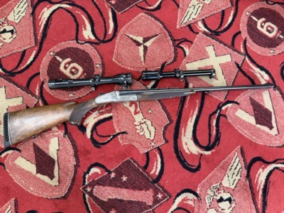 HEYM 375 H&H MODEL 88 SS with TWO CLAW-MOUNTED ZEISS OPTICS