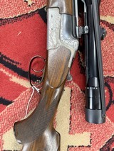 HEYM 9.3x74R MODEL 55 BB DOUBLE RIFLE with CLAW-MOUNTED ZEISS OPTIC - 7 of 15