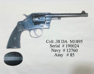 ColtNew Navy .38 Revolver with Historical Record - Image 1 of 14