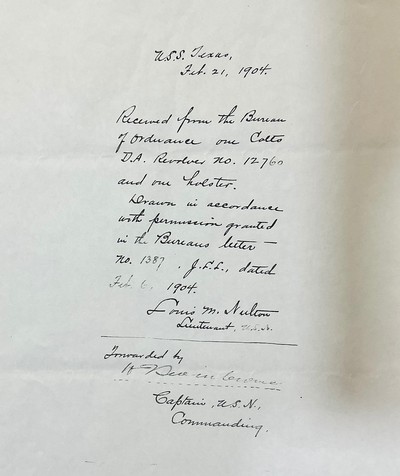 ColtNew Navy .38 Revolver with Historical Record - Image 7 of 14