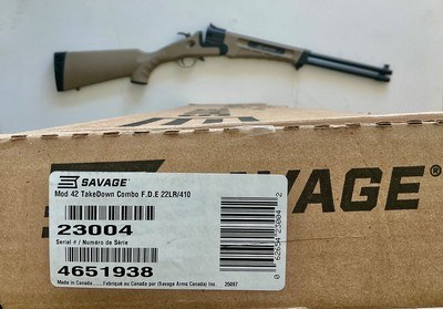 Savage Model 42.22LR / 410 shotgunFree Shipping - Image 10 of 10